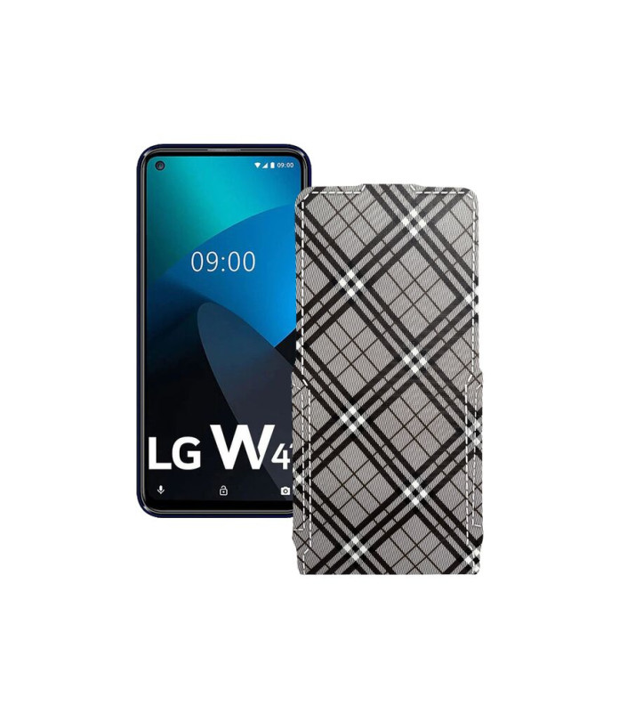 Чохол-флип з екошкіри для телефону LG W41