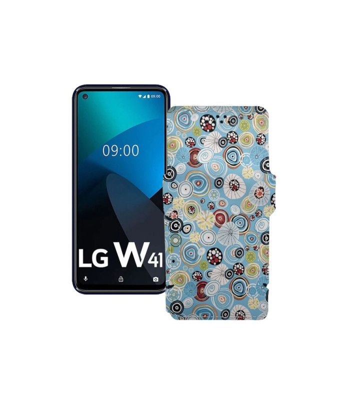 Чохол-книжка з екошкіри для телефону LG W41