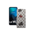 Чохол-флип з екошкіри для телефону LG W41