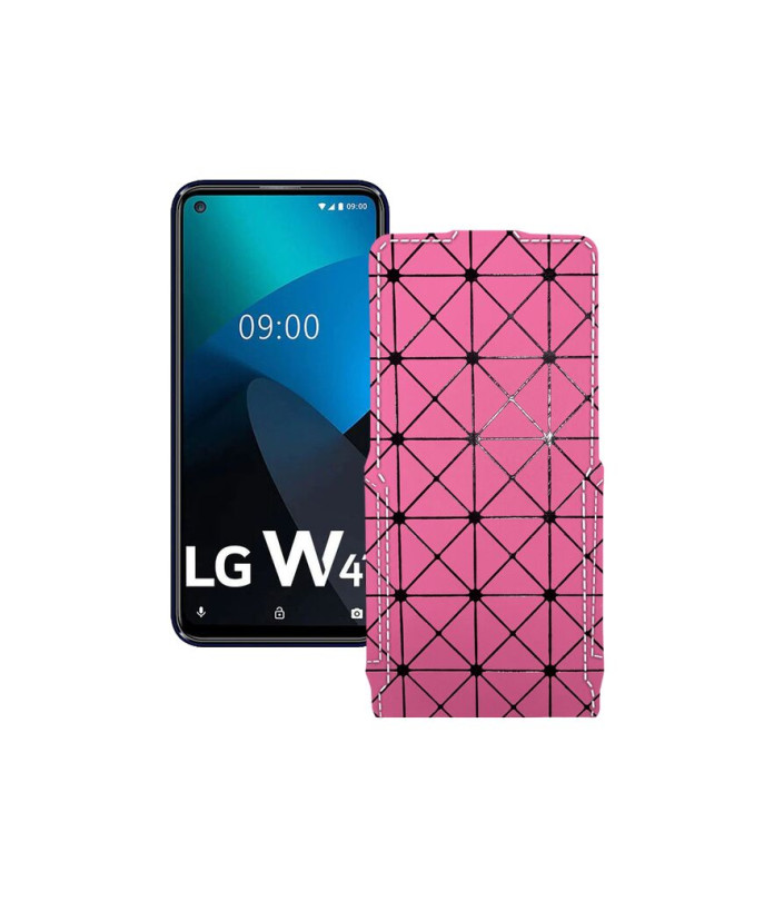 Чохол-флип з екошкіри для телефону LG W41