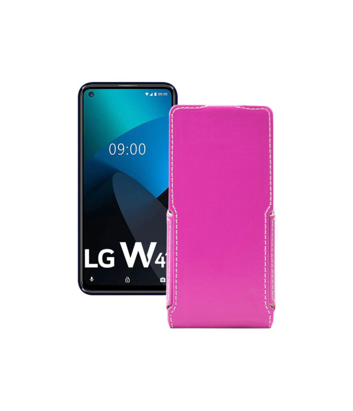 Чохол-флип з екошкіри для телефону LG W41