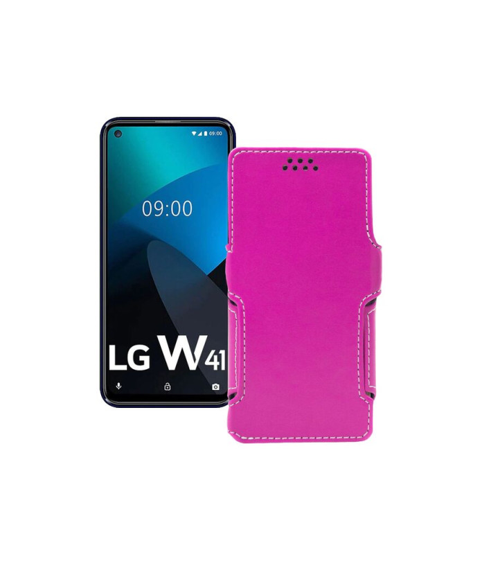 Чохол-книжка з екошкіри для телефону LG W41