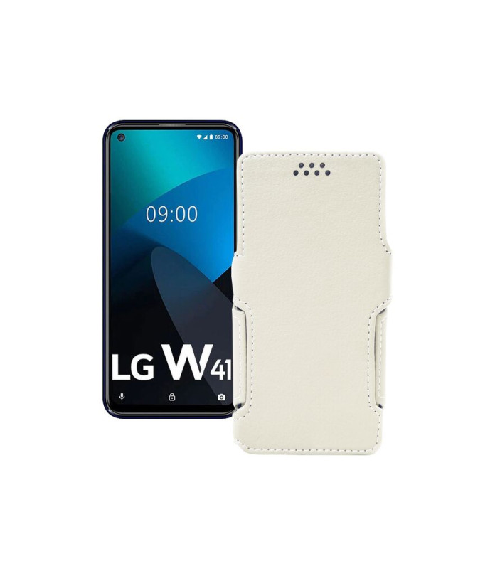 Чохол-книжка з екошкіри для телефону LG W41