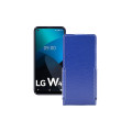 Чохол-флип з екошкіри для телефону LG W41