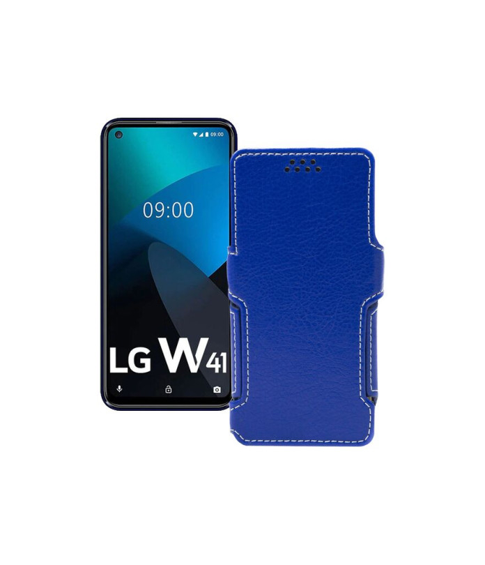 Чохол-книжка з екошкіри для телефону LG W41