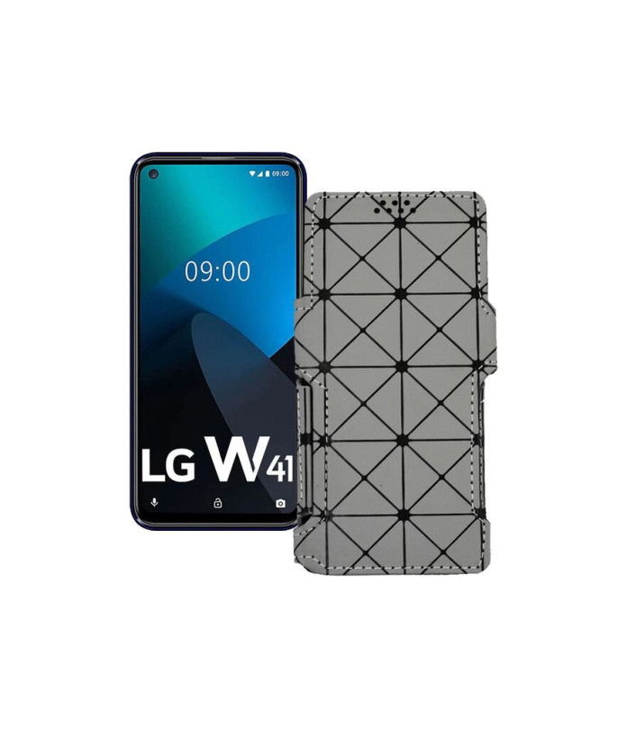 Чохол-книжка з екошкіри для телефону LG W41