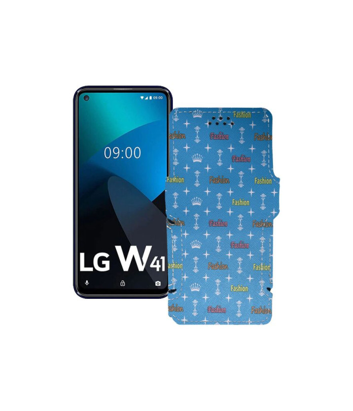 Чохол-книжка з екошкіри для телефону LG W41