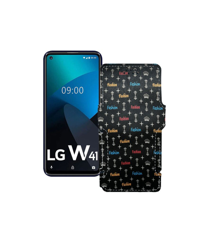 Чохол-книжка з екошкіри для телефону LG W41