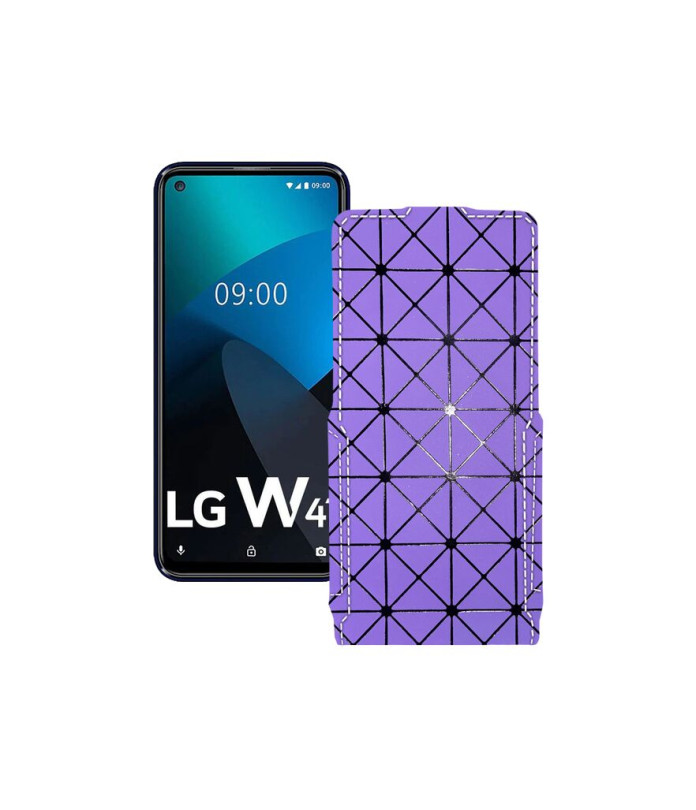 Чохол-флип з екошкіри для телефону LG W41