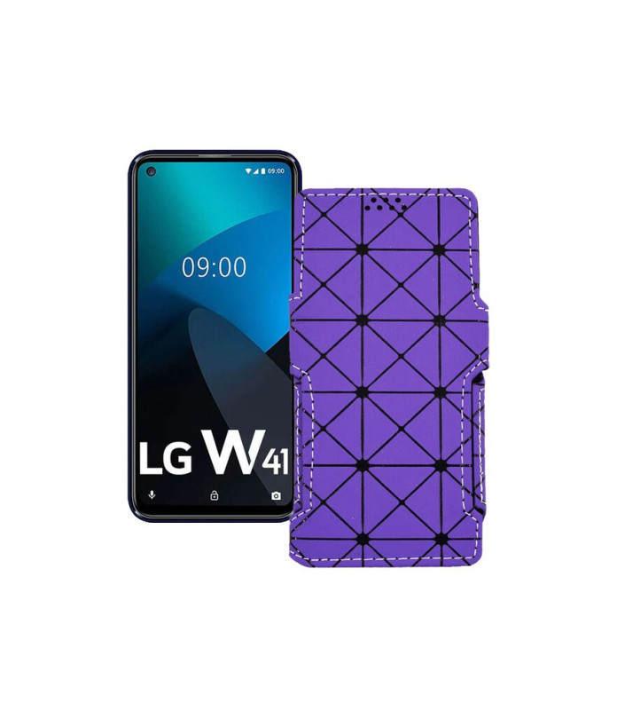 Чохол-книжка з екошкіри для телефону LG W41