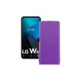 Чохол-флип з екошкіри для телефону LG W41