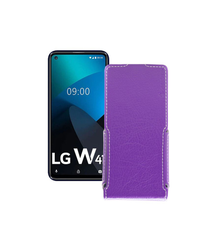 Чохол-флип з екошкіри для телефону LG W41