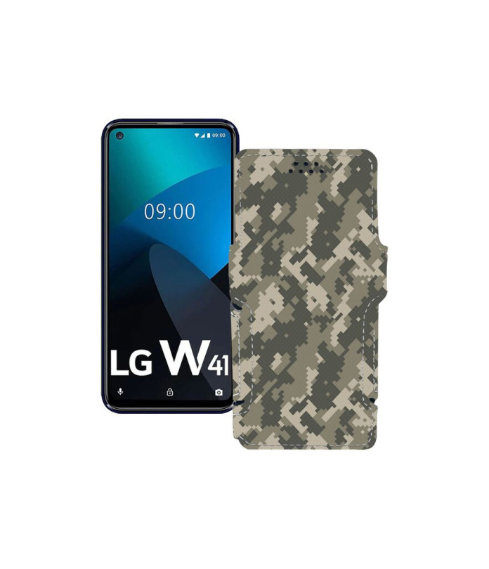 Чохол-книжка з екошкіри для телефону LG W41