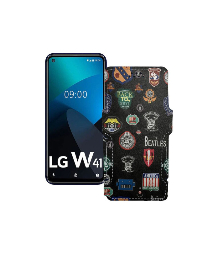 Чохол-книжка з екошкіри для телефону LG W41