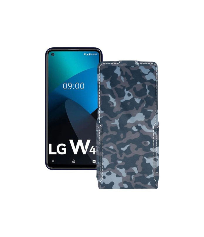 Чохол-флип з екошкіри для телефону LG W41