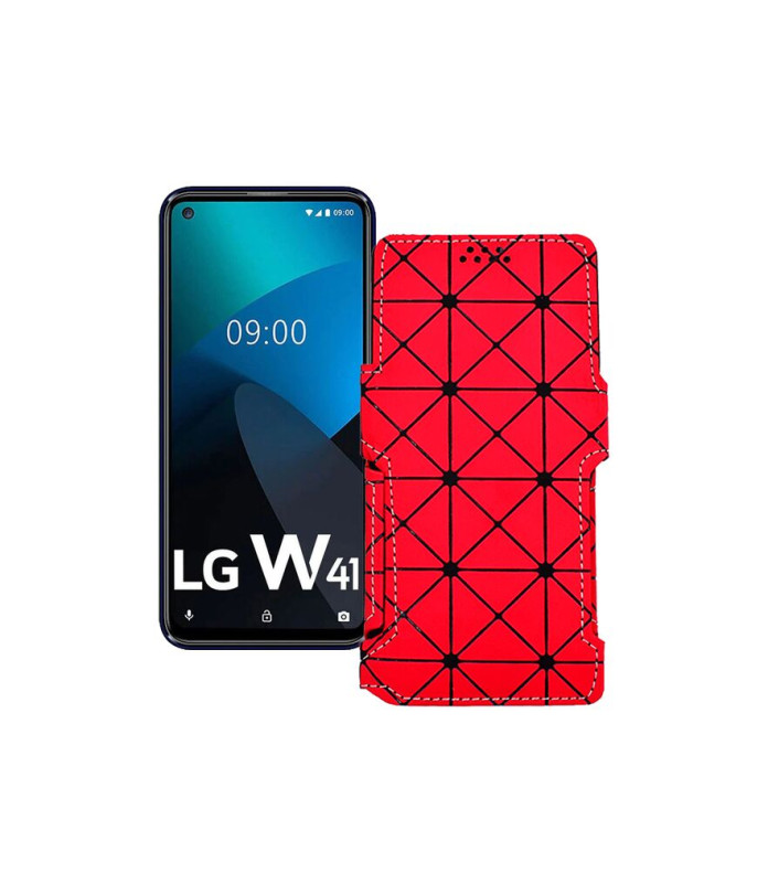 Чохол-книжка з екошкіри для телефону LG W41