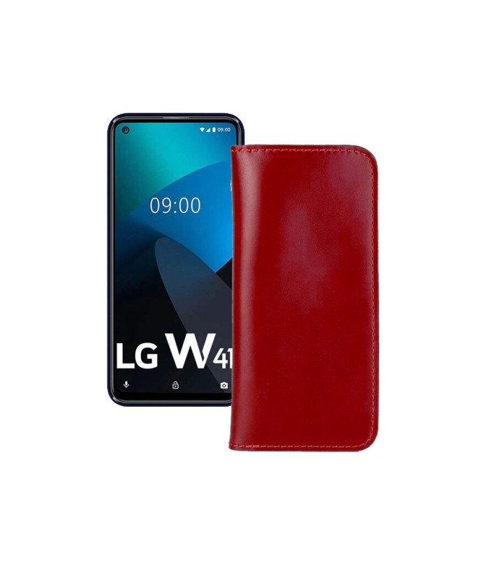 Портмоне з шкіри для телефону LG W41