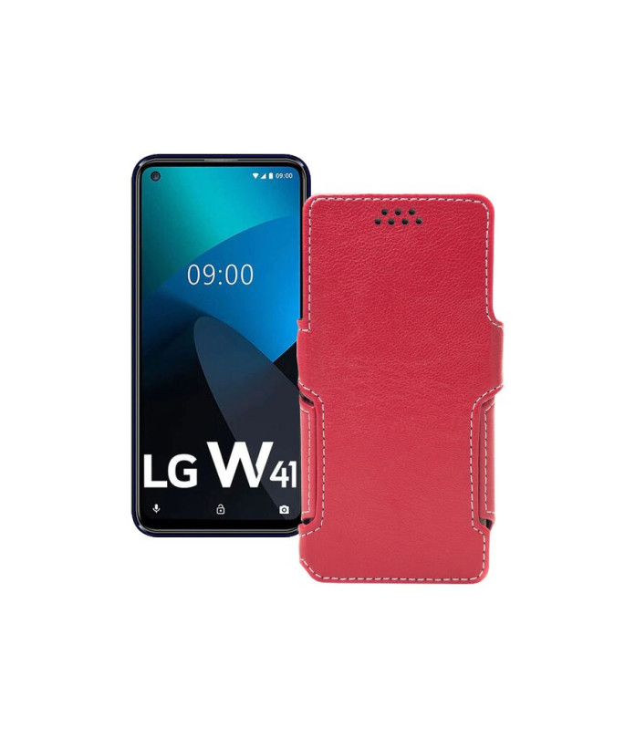 Чохол-книжка з екошкіри для телефону LG W41