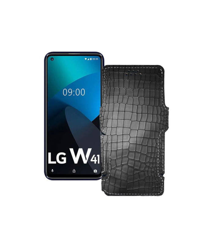 Чохол-книжка з екошкіри для телефону LG W41