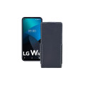 Чохол-флип з екошкіри для телефону LG W41