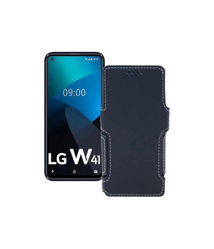 Чохол-книжка з екошкіри для телефону LG W41