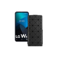 Чохол-флип з екошкіри для телефону LG W41