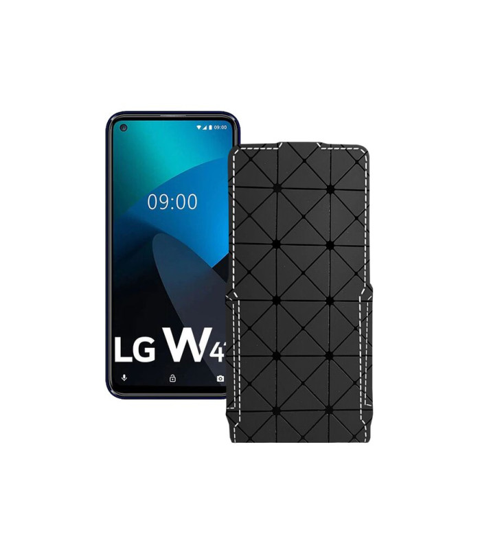 Чохол-флип з екошкіри для телефону LG W41