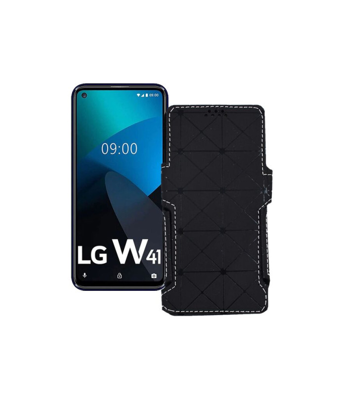 Чохол-книжка з екошкіри для телефону LG W41