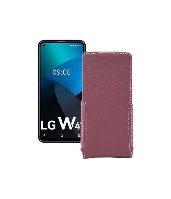 Чохол-флип з екошкіри для телефону LG W41