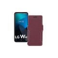 Чохол-книжка з екошкіри для телефону LG W41