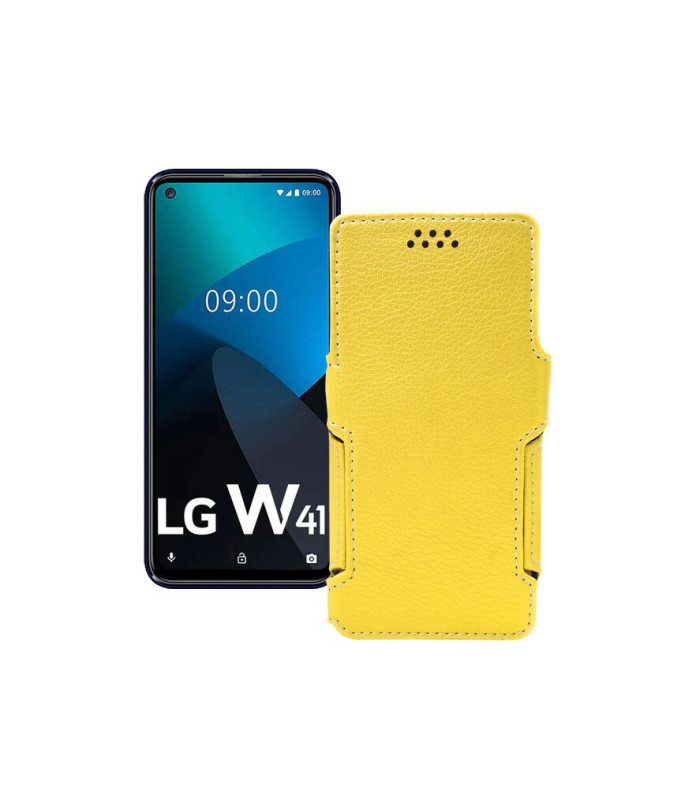 Чохол-книжка з екошкіри для телефону LG W41