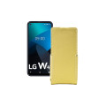 Чохол-флип з екошкіри для телефону LG W41