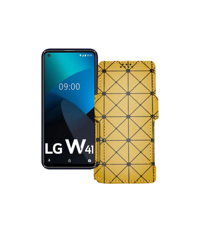 Чохол-книжка з екошкіри для телефону LG W41