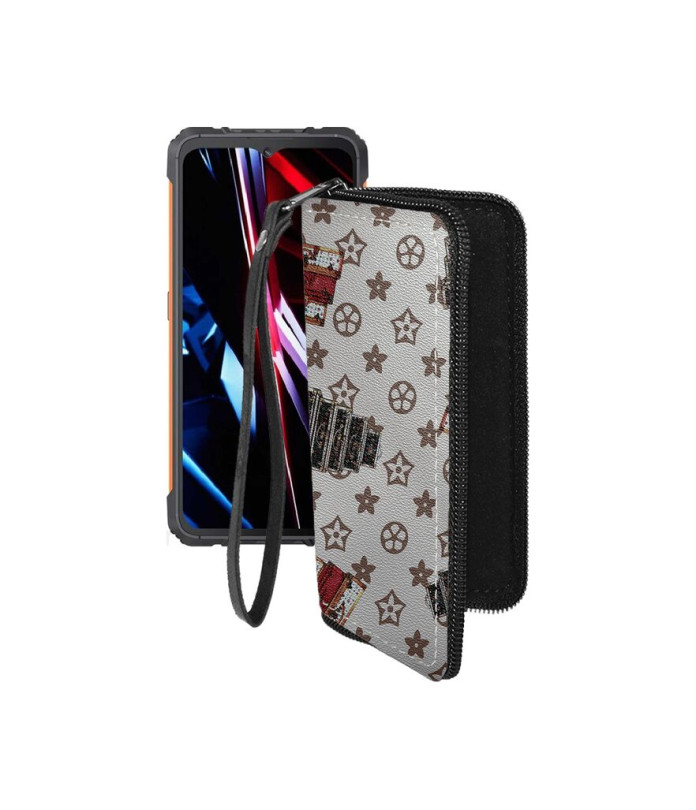 Чохол-гаманець з екошкіри для телефону Cubot KingKong Ace 3