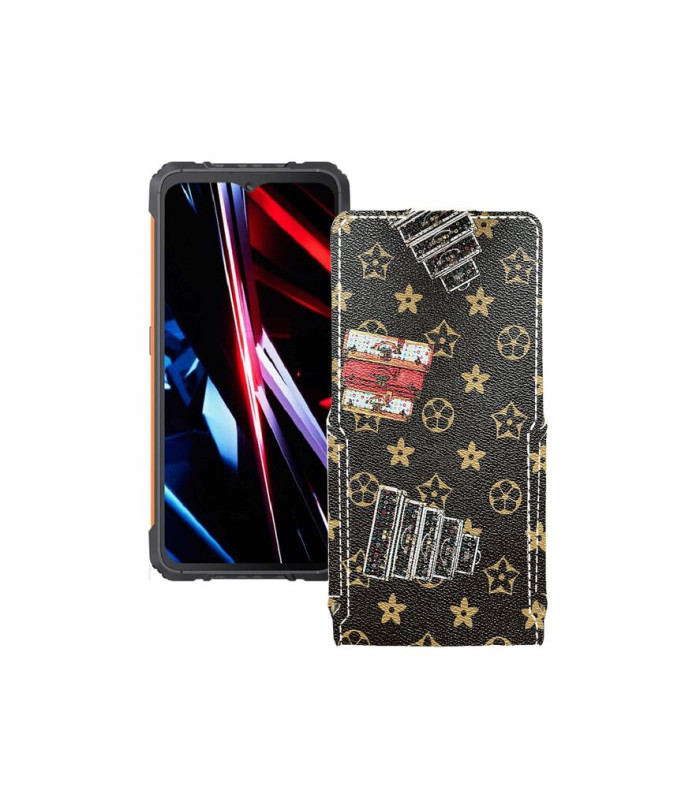 Чохол-флип з екошкіри для телефону Cubot KingKong Ace 3