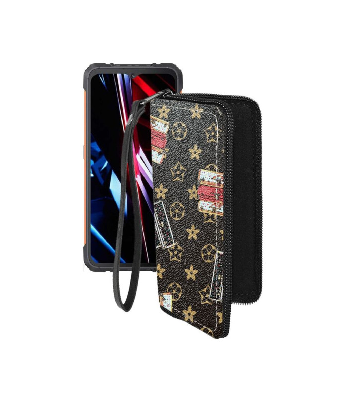 Чохол-гаманець з екошкіри для телефону Cubot KingKong Ace 3