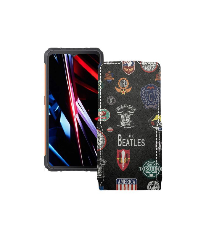 Чохол-флип з екошкіри для телефону Cubot KingKong Ace 3