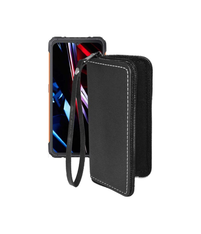 Чохол-гаманець з екошкіри для телефону Cubot KingKong Ace 3