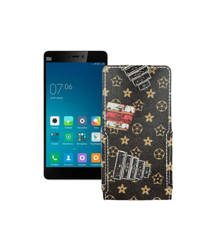 Чохол-флип з екошкіри для телефону Xiaomi Mi 4c