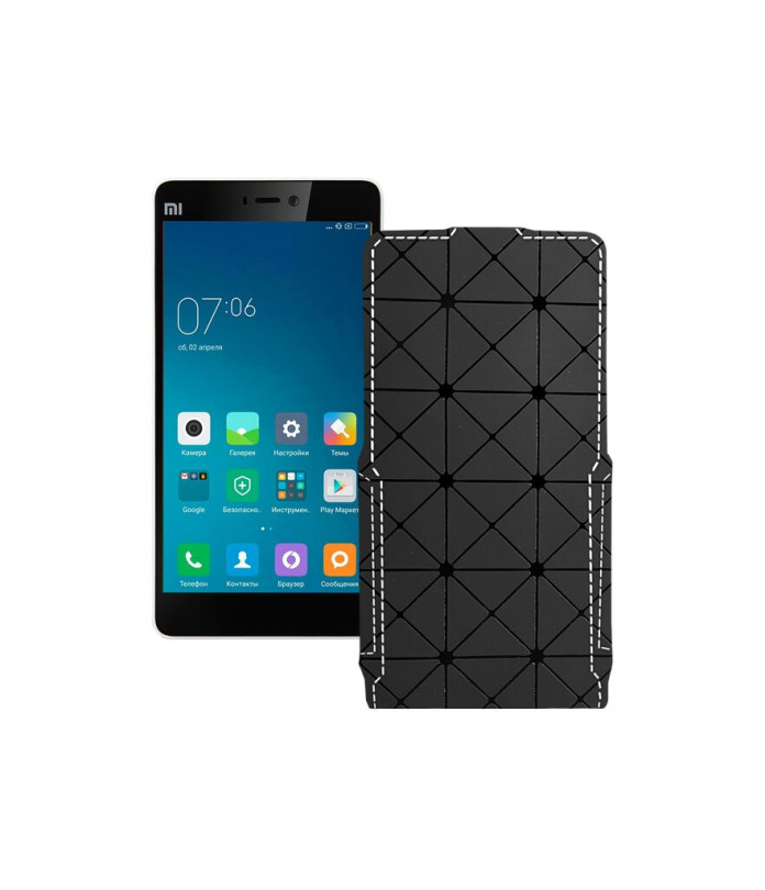 Чохол-флип з екошкіри для телефону Xiaomi Mi 4c