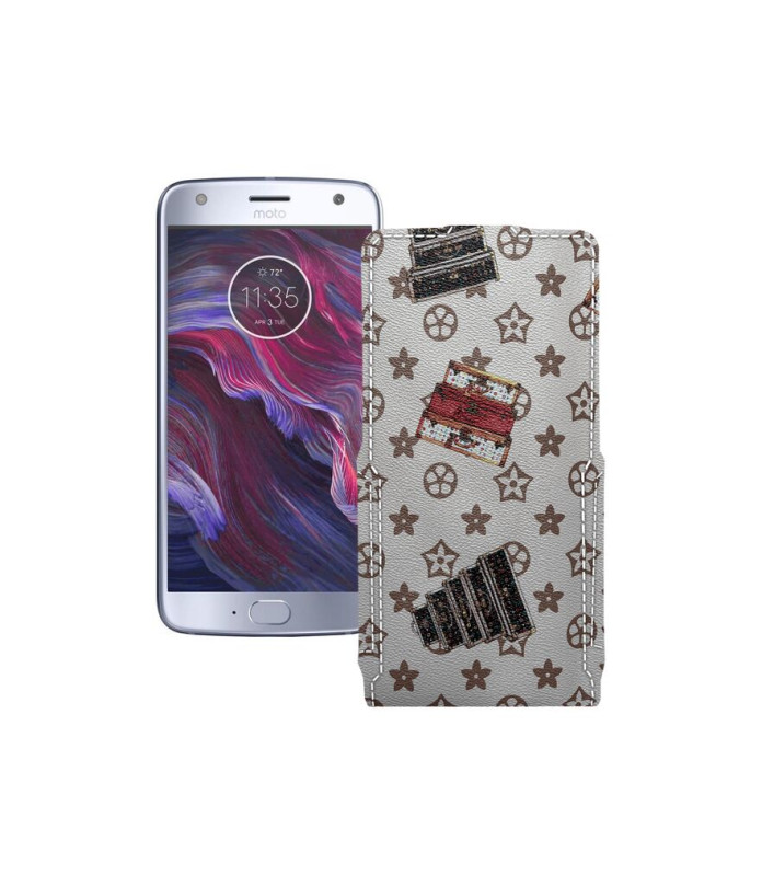 Чохол-флип з екошкіри для телефону Motorola Moto X4 (xt1900-7)