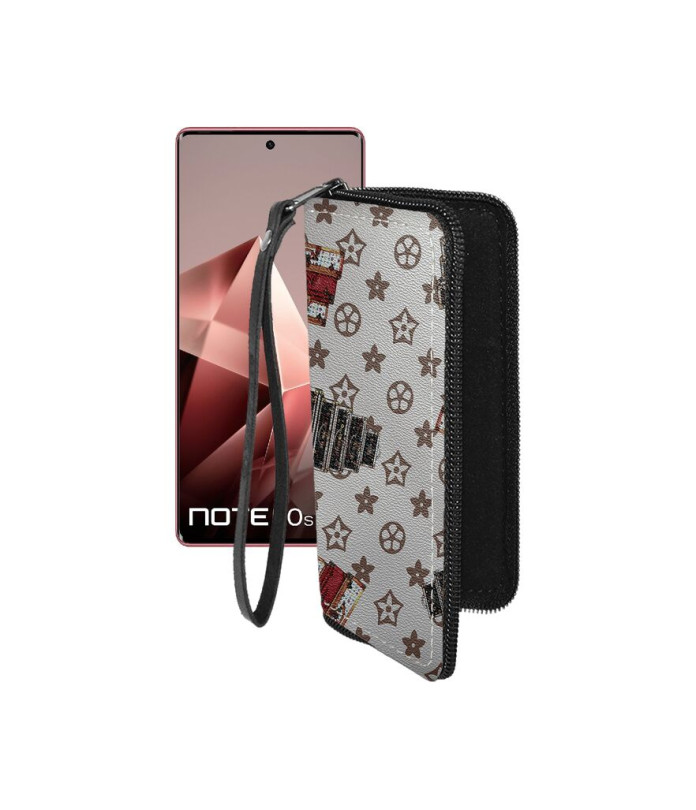 Чохол-гаманець з екошкіри для телефону Infinix Note 50s 5G (X6870)