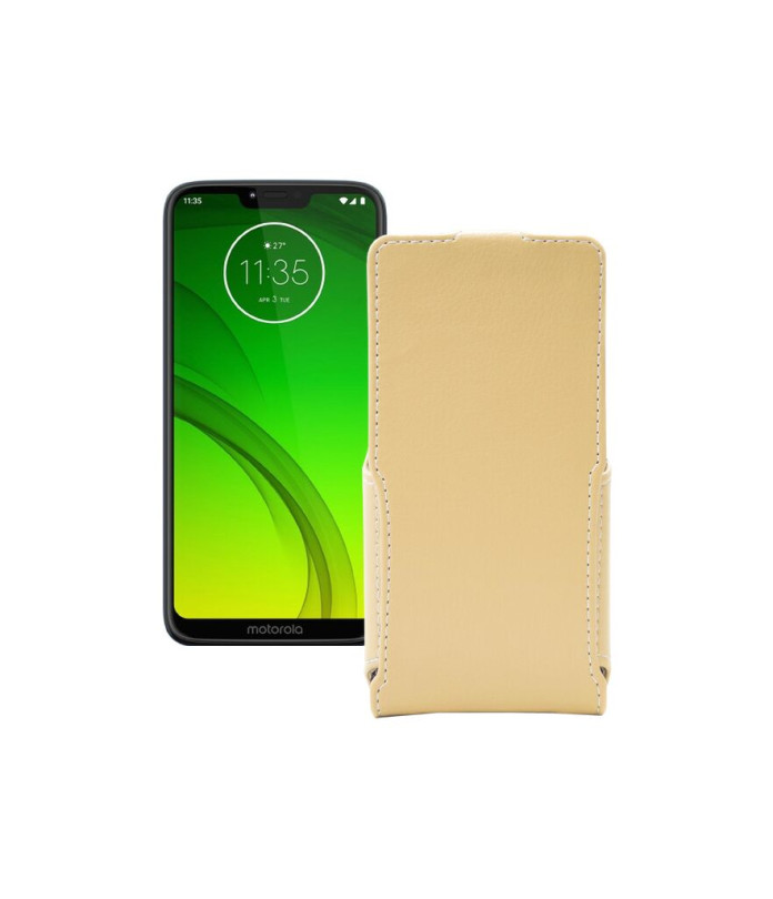 Чохол-флип з екошкіри для телефону Motorola Moto G7