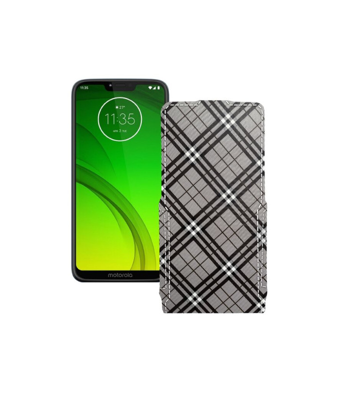 Чохол-флип з екошкіри для телефону Motorola Moto G7