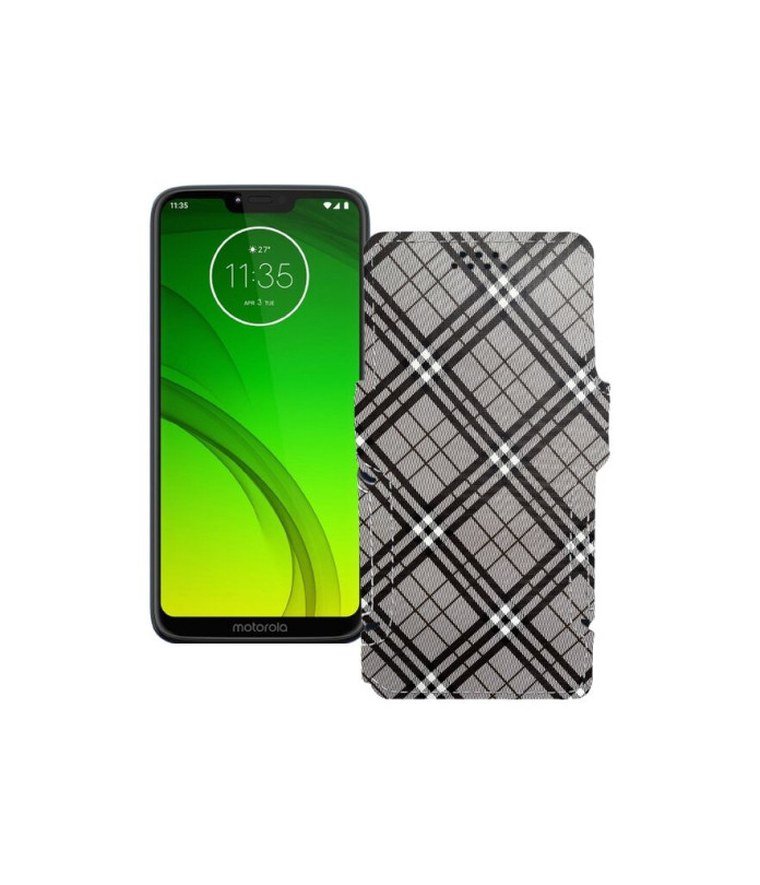 Чохол-книжка з екошкіри для телефону Motorola Moto G7