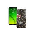 Чохол-флип з екошкіри для телефону Motorola Moto G7