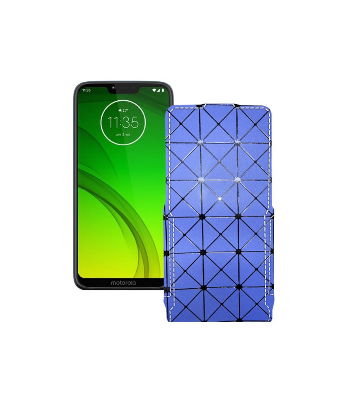 Чохол-флип з екошкіри для телефону Motorola Moto G7