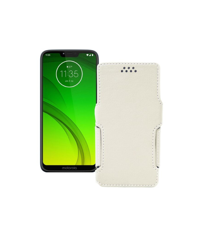 Чохол-книжка з екошкіри для телефону Motorola Moto G7