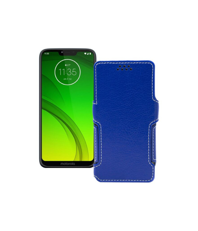 Чохол-книжка з екошкіри для телефону Motorola Moto G7