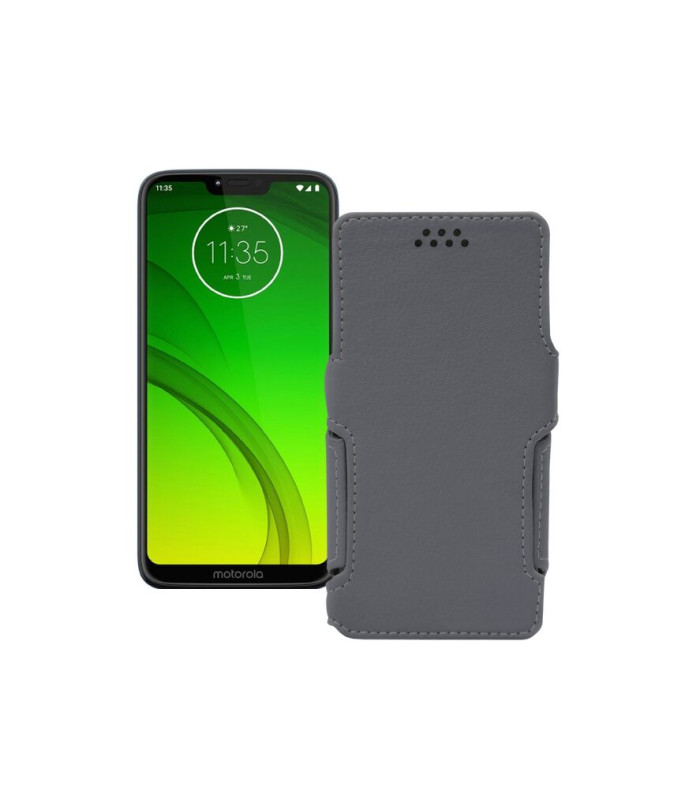 Чохол-книжка з екошкіри для телефону Motorola Moto G7